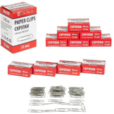 ¡Oferta especial! Clip de papel metálico, 33 mm, redondo, "C" S333