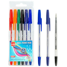Juego de bolígrafos "CORVINA" de 6 colores CL51-6