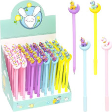Special offer! Blue gel pen 6048 "Unicorn Moon"