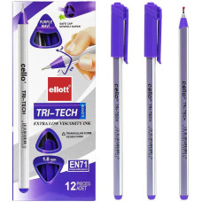 Ellott CL1003-12 Tri-Tech Oil Pen, Purple