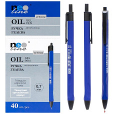 Bolígrafo de gel automático NEO LINE, 40 unidades, azul W3002