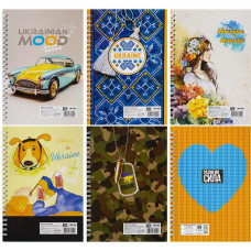 Cuaderno A5 de 80 hojas, espiral lateral "Patriótico" B-L5-80/AP-1902