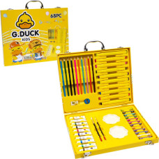 ¡OFERTA! Set de arte G.Duck de 68 piezas en estuche de madera.