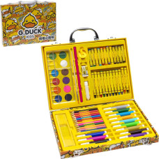 ¡OFERTA! Set de arte G.Duck de 67 piezas en estuche de madera.