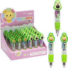 Special offer! Children's ballpoint pen, 4 colors, mini "Avocado" 881-3