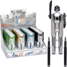 ¡Oferta especial! 2 bolígrafos de gel azules, modelo 1158 "Robot".
