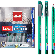Bolígrafo de tinta Ellott CL-8-60 Trio DC, color verde.