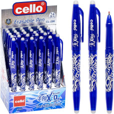 Bolígrafo FriXo Cello CL200-24 azul para escribir y borrar.