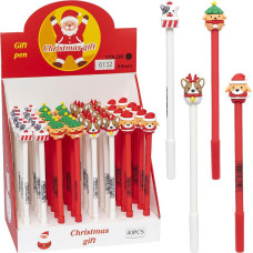 Special offer! Gel pen 6132 "New Year" blue