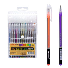 ¡Oferta especial! Set de 24 bolígrafos de gel "Highlight Pen" HG6120-24