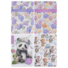Cuaderno A6 "Mandarín", 64 hojas, papel blanco de 80 g/m², tapa dura 9528/-29/-30/-31
