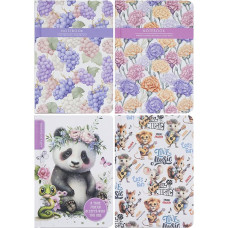 A5 Notebook "Mandarin" 64 sheets, blank sheet 80g/m2, hard cover 9532/-33/-34/-35