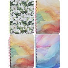 Cuaderno A5 "Mandarín", 80 hojas, tapa dura, espiral, papel celuloide de 60 g/m², 9584/-85/-86