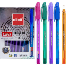 Ellott CL-6-50 Pluma de tinta azul Tri-From