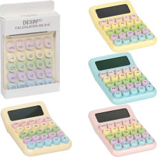 Special Offer! Dexin DX-816 Calculator, 16 x 11.5 x 3 cm, Color, Round Buttons
