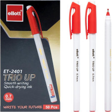 Bolígrafo de tinta roja Trio Up "Ellott" ET2401-50