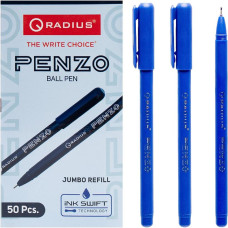 Bolígrafo "PENZO - Recambio Jumbo 6000m" RADIUS 50 unidades, azul 505752