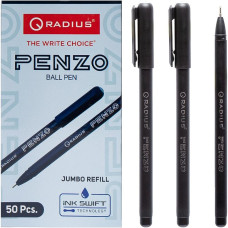 Bolígrafo "PENZO - Recambio Jumbo 6000m" RADIUS 50 unidades, negro 505752