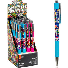 ¡Oferta especial! Pluma estilográfica automática de aceite VINSON Flower Garden Blue 204