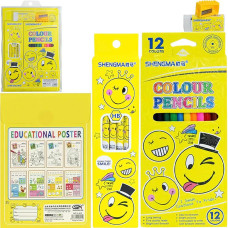 ¡OFERTA! Set de dibujo artístico S-8837A en una carpeta con cierre hermético.