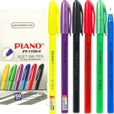 ¡Oferta especial! Pluma de aceite PIANO correcta con cuerpo de color (PT-1159-C) en azul.
