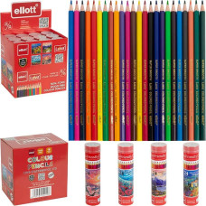 Luva Ellott ET-TT5004-24 24-color pencil in a metal tube