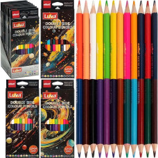 Special offer! Luva Ellott 6001-24 Double-Ended Pencil, 12 pcs/24 colors