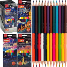 Special offer! Luva Ellott 6003-24 Double-Ended Pencil, 12 pcs/24 colors