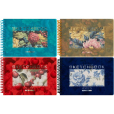 Cuaderno de bocetos A5, 40 hojas, hoja en blanco, 100 g/m2, 9666-9673