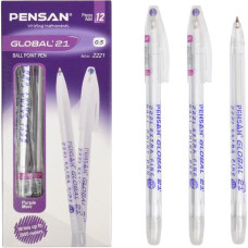 Bolígrafo de aceite morado GLOBAL 21 P2221-12