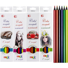 ¡Oferta especial! Lápiz de 6 colores CR555-6 Blanco Noche "C"