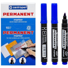 Marcador permanente, biselado, azul, 8576 CENTROPEN