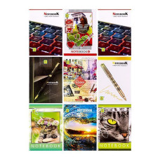 A6 "Calenkor" Notebook, 48 sheets, GLOSS Hardcover