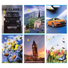 A5 "Calenkor" Notebook, 40 sheets, spiral, softcover BA540S