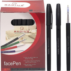 FacePen RADIUS pen, 50 pcs, black 777890