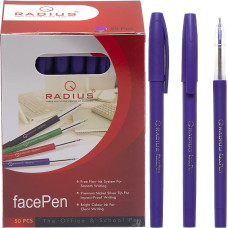 Bolígrafo FacePen RADIUS, 50 unidades, morado 777890