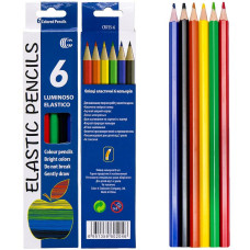¡Oferta especial! Lápiz elástico Luminoso de 6 colores CR755-6 "C"