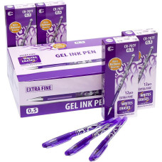 ¡OFERTA ESPECIAL! Bolígrafo morado "C" "de escritura y borrado" CR-707F