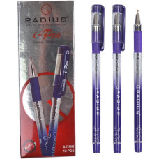 12-pack of RADIUS I-Pen pens with print, purple (500184)