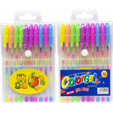 ¡Oferta especial! Set de 10 bolígrafos de gel multicolor A-100-10