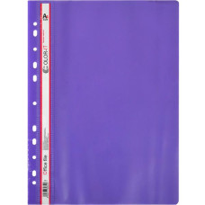 ¡Oferta especial! Carpeta perforada A4 "C", color morado, plástico, 69852