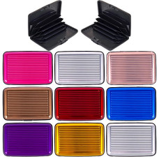 ¡Oferta especial! Tarjetero de visita de colores para 40 tarjetas KB-002, 11 x 7,5 x 2 cm