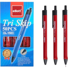 Ellott CL-1503-50 Tri-Skip Automatic Oil Pen, Red