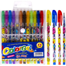 ¡Oferta especial! Set de 12 bolígrafos de gel perfumados (805-12)