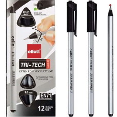 Ellott CL1003-12 Tri-Tech Black Oil Pen