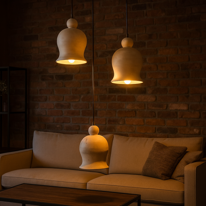 Lámpara de Techo Home ESPRIT Madera de mango 38 x 38 x 32 cm