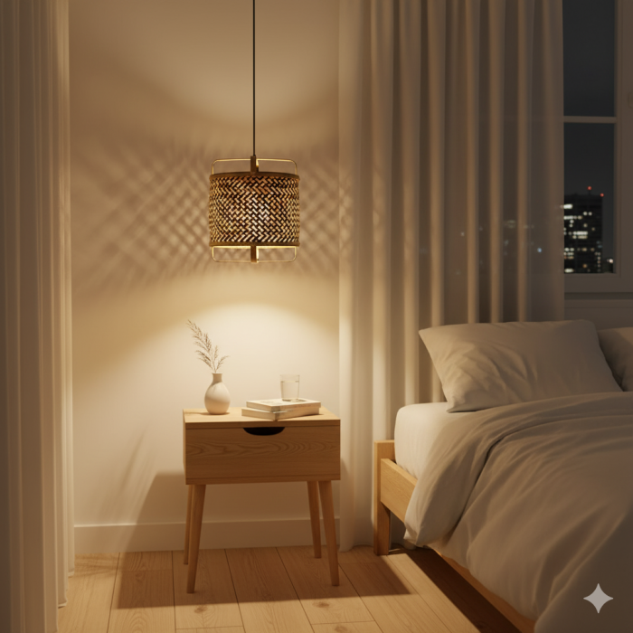 Lámpara de Techo DKD Home Decor Negro Marrón 220 V 50 W (36 x 36 x 48 cm)