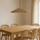 Lámpara de Techo Home ESPRIT Natural Madera Madera de eucalipto 50 W 100 x 100 x 18 cm