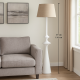 Floor Lamp Home ESPRIT White 43 x 43 x 150 cm