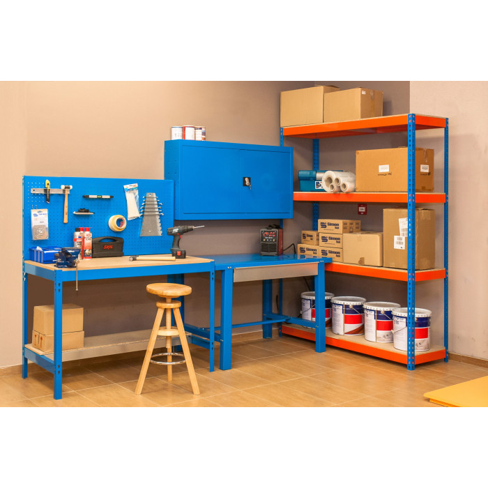 SimonRack Metal Shelving Unit: 1800x900x300 mm, 5 Metal Shelves, 100 kg per shelf, with screws